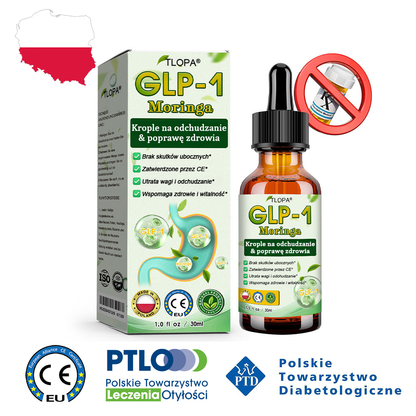 👑 Polecane przez Klinikę Mayo | Oficjalny sklep | HHVB® Krople odchudzające i wspomagające zdrowie GLP-1 z moringą 🔥 (Produkt spalający tłuszcz klasy spożywczej – opracowany przez Towarzystwo Badań nad Otyłością)